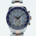 Rolex Yacht-Master II 116681 (2013) - White dial 44 mm Gold/Steel case (2/8)