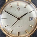 Omega Genève 162.3009 (1968) - White dial 34 mm Rose Gold case (8/8)