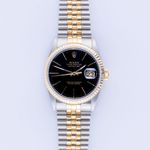 Rolex Datejust 36 16233 (1994) - Black dial 36 mm Gold/Steel case (3/8)