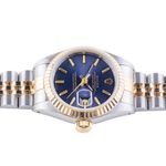 Rolex Lady-Datejust 69173 (1987) - Blauw wijzerplaat 26mm Goud/Staal (6/8)