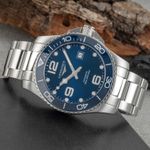 Longines HydroConquest L3.782.4.96.6 (Onbekend (willekeurig serienummer)) - Blauw wijzerplaat 43mm Staal (2/8)