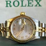 Rolex Lady-Datejust 69173 (1989) - Silver dial 26 mm Gold/Steel case (3/8)