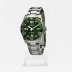 Longines HydroConquest L3.781.4.06.6 (2025) - Groen wijzerplaat 41mm Staal (1/1)