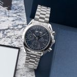 Omega Speedmaster Day Date 3521.80.00 (1999) - Blue dial 39 mm Steel case (1/8)