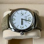 Panerai Radiomir 8 Days PAM01384 (2024) - Wit wijzerplaat 45mm Staal (4/7)