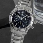 Breguet Type XX - XXI - XXII 3800 / ST 92 S W 9 (Unknown (random serial)) - Black dial 39 mm Steel case (3/8)