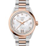 TAG Heuer Carrera WBN2351.BD0000 (2024) - Pearl dial 36 mm Gold/Steel case (1/1)