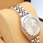 Rolex Lady-Datejust 69173 (1986) - Champagne dial 26 mm Gold/Steel case (5/8)