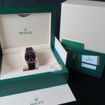 Rolex Cellini Dual Time 50525 (2015) - Black dial 39 mm Rose Gold case (8/8)