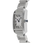 Cartier Tank Française 2465 (2004) - Wit wijzerplaat 25mm Staal (4/7)