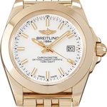 Breitling Galactic 32 H7133012.A802.116X (2022) - White dial 32 mm Rose Gold case (1/5)