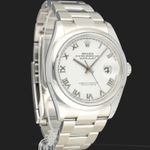 Rolex Datejust 36 126200 (2020) - Wit wijzerplaat 36mm Staal (4/8)