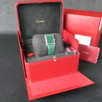 Cartier Tank WSTA0056 (2022) - Green dial 34 mm Steel case (8/8)