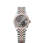 Rolex Datejust 31 278381RBR (2024) - Zwart wijzerplaat 31mm Staal (1/8)