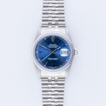 Rolex Datejust 36 16220 (1995) - Blue dial 36 mm Steel case (3/8)