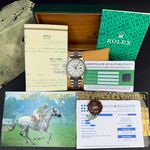Rolex Datejust 36 16220 (1991) - Zilver wijzerplaat 36mm Staal (3/8)