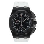 Audemars Piguet Royal Oak Offshore Chronograph 26400AU.OO.A002CA.01 (2013) - Zwart wijzerplaat 44mm Carbon (1/8)