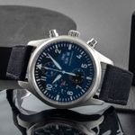 IWC Pilot Chronograph IW371701 (Unknown (random serial)) - Black dial 42 mm Steel case (2/8)