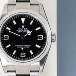 Rolex Explorer 114270 (2001) - Zwart wijzerplaat 36mm Staal (5/8)