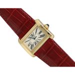 Cartier Tank Divan 2601 (2006) - Wit wijzerplaat 32mm Geelgoud (13/14)