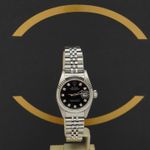 Rolex Lady-Datejust 69174 (1992) - Zwart wijzerplaat 26mm Staal (1/7)