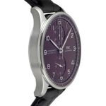 IWC Portuguese Chronograph IW371616 (Onbekend (willekeurig serienummer)) - Rood wijzerplaat 41mm Staal (7/8)