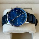 IWC Portuguese Chronograph IW371491 (2018) - Blue dial 41 mm Steel case (5/7)