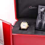 Cartier Roadster W62008Y3 (Unknown (random serial)) - White dial 38 mm Yellow Gold case (2/2)