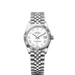 Rolex Datejust 31 278274 (2024) - White dial 31 mm Steel case (1/8)