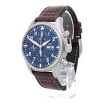 IWC Pilot Chronograph IW377714 (2020) - Blue dial 43 mm Steel case (2/7)