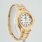 Rolex Yacht-Master 40 16628 (1993) - White dial 40 mm Yellow Gold case (3/8)