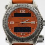 Breitling Emergency E76321 (2011) - Oranje wijzerplaat 43mm Titanium (1/4)