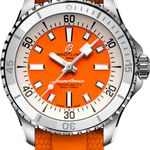 Breitling Superocean A17377211O1S1 (2026) - Orange dial 36 mm Steel case (1/1)