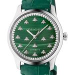 Gucci G-Timeless YA1264213 (2023) - Green dial 38 mm Steel case (1/3)