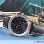 Breitling Montbrillant H41330 (2000) - Black dial 38 mm Yellow Gold case (2/8)