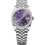 Rolex Datejust 36 126284RBR (2025) - Paars wijzerplaat 36mm Staal (1/1)