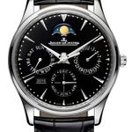 Jaeger-LeCoultre Master Ultra Thin Perpetual Q1308470 (2026) - Zwart wijzerplaat 39mm Staal (1/1)