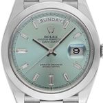 Rolex Day-Date 40 228206 (2021) - Blauw wijzerplaat 40mm Platina (1/7)