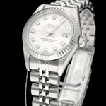Rolex Lady-Datejust 69174 (1997) - Silver dial 26 mm Steel case (7/8)