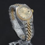 Rolex Lady-Datejust 69173 (1995) - Gold dial 26 mm Gold/Steel case (4/7)
