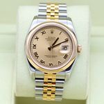Rolex Datejust 36 116203 (Onbekend (willekeurig serienummer)) - 36mm Goud/Staal (1/8)