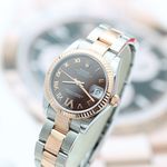 Rolex Datejust 31 278271 (2023) - Brown dial 31 mm Gold/Steel case (4/8)