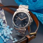 Panerai Luminor Due PAM01124 (Onbekend (willekeurig serienummer)) - Blauw wijzerplaat 42mm Staal (1/8)