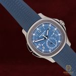 Patek Philippe Aquanaut 5164G-001 (2024) - Blauw wijzerplaat 41mm Witgoud (2/8)