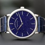 A. Lange & Söhne Saxonia 205.086 (2022) - Blue dial 37 mm White Gold case (2/8)