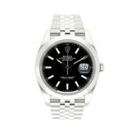 Rolex Datejust 41 126300 (2022) - Black dial 41 mm Steel case (1/5)