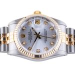 Rolex Datejust 31 68273 (1988) - Silver dial 31 mm Gold/Steel case (5/8)