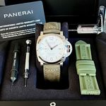 Panerai Luminor Marina PAM01314 (2022) - Wit wijzerplaat 44mm Staal (8/8)