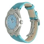 Audemars Piguet Royal Oak Lady 67601ST (2016) - Blue dial 33 mm Steel case (3/6)