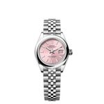 Rolex Lady-Datejust 279160 (2024) - Pink dial 28 mm Steel case (1/8)